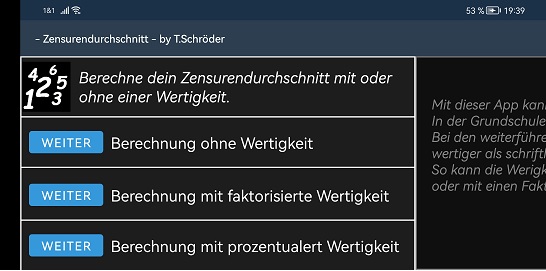 Bild der Applikation