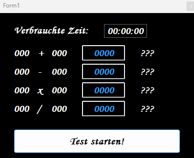 Bild der Applikation